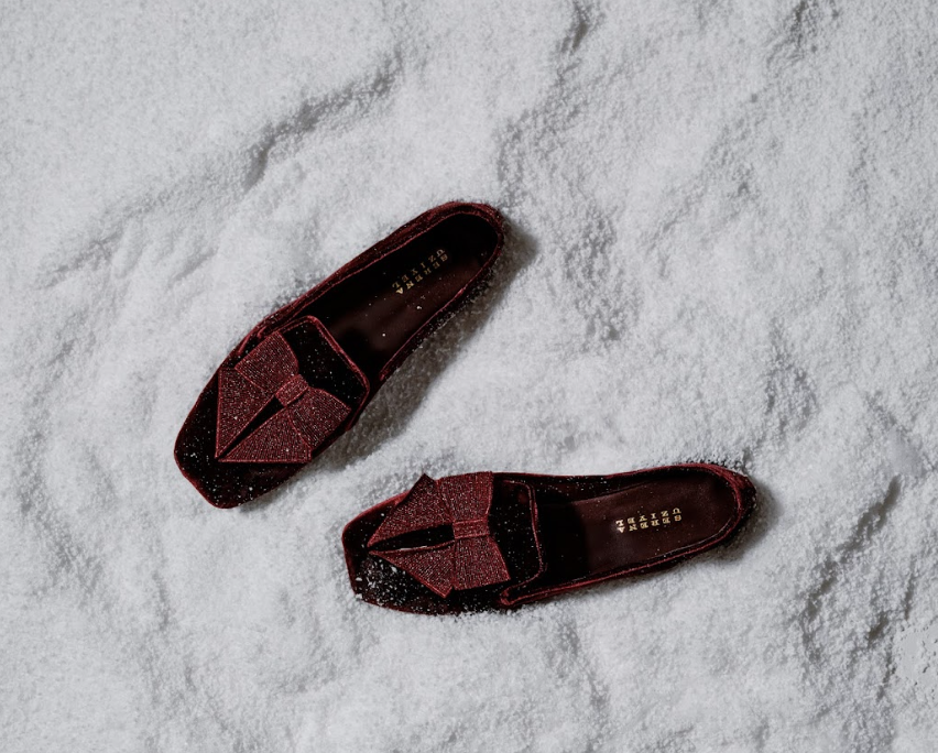 Fiocco Bordo Kadife Loafer