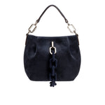 Catena Lacivert Süet Pouch El Çantası