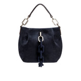 Catena Lacivert Süet Pouch El Çantası