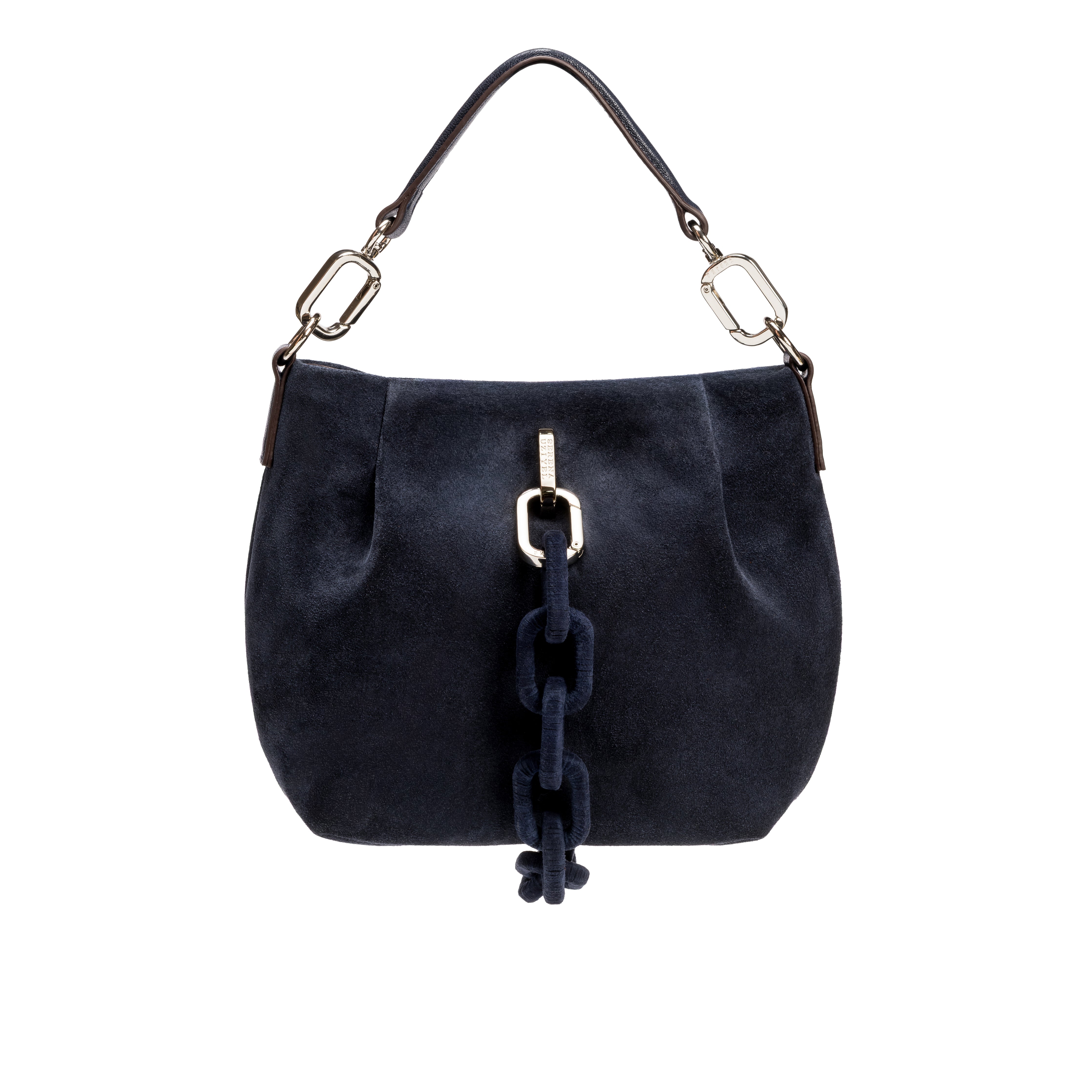 Catena Lacivert Süet Pouch El Çantası