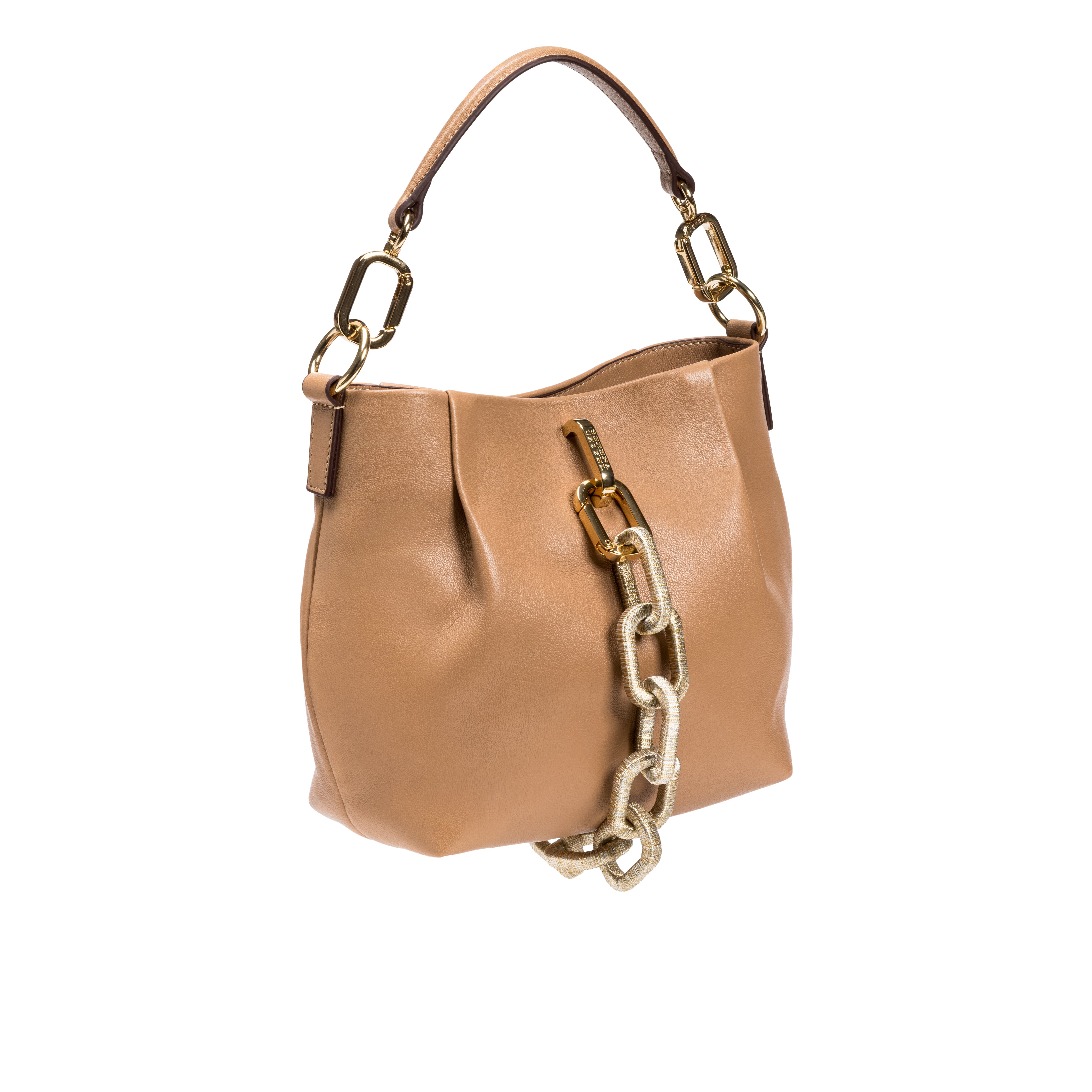 Catena Pouch El Çantası Gold Silver Metalik Zincir
