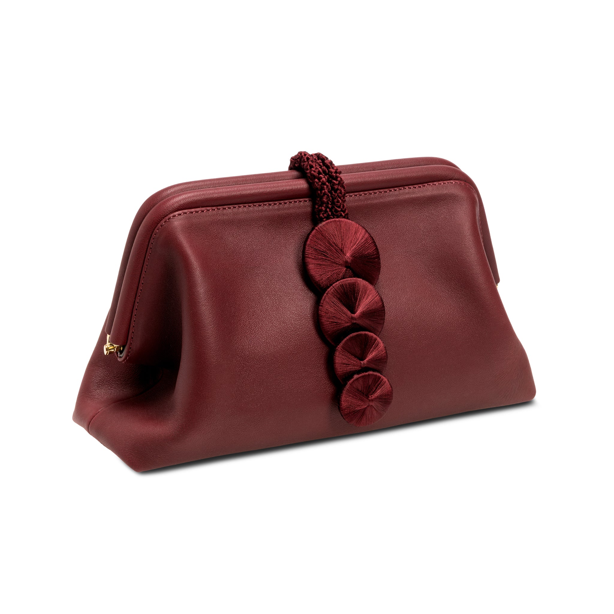 Alessa Sıcak Bordo Pouch Çanta