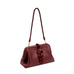 Alessa Sıcak Bordo Pouch Çanta