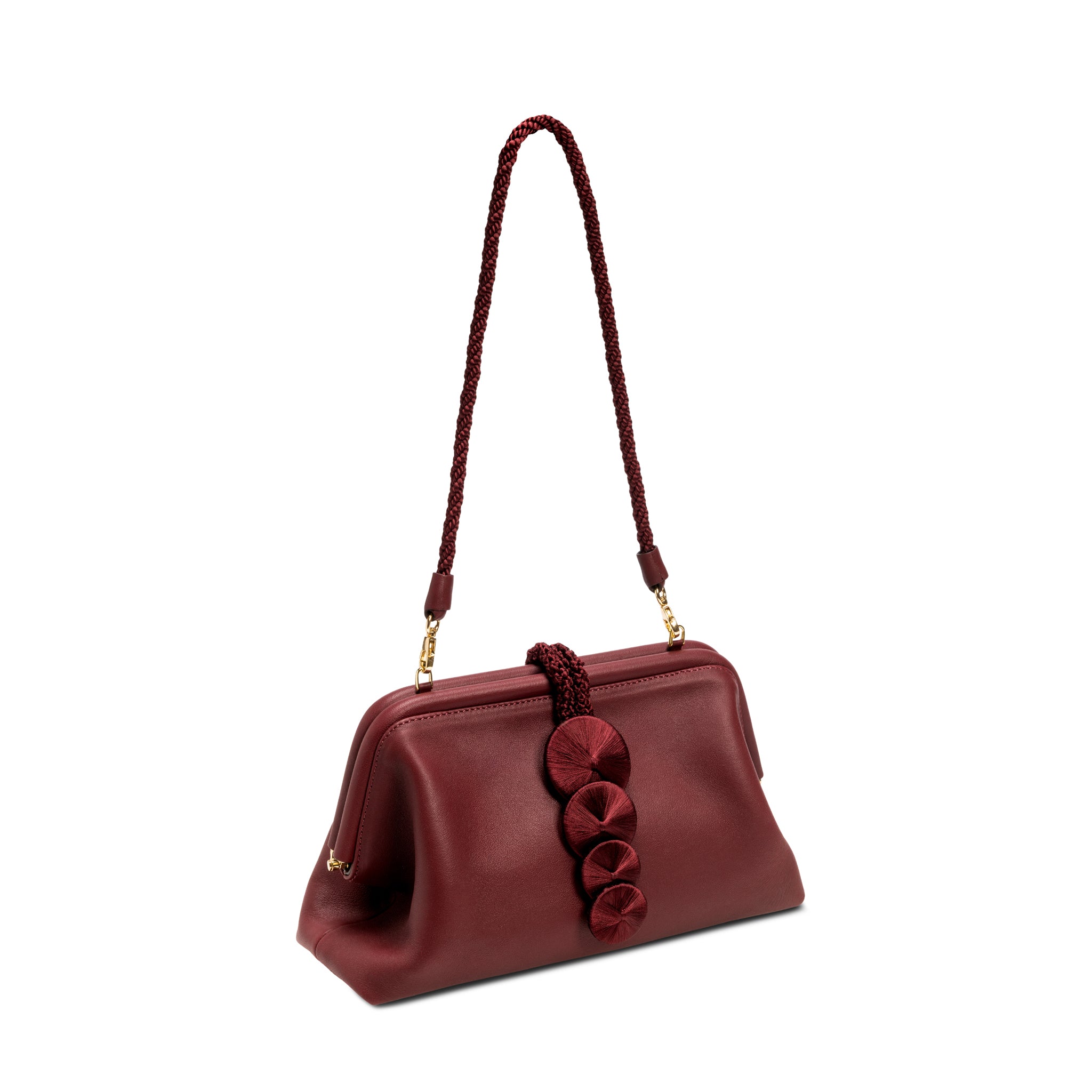 Alessa Sıcak Bordo Pouch Çanta