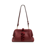 Alessa Sıcak Bordo Pouch Çanta