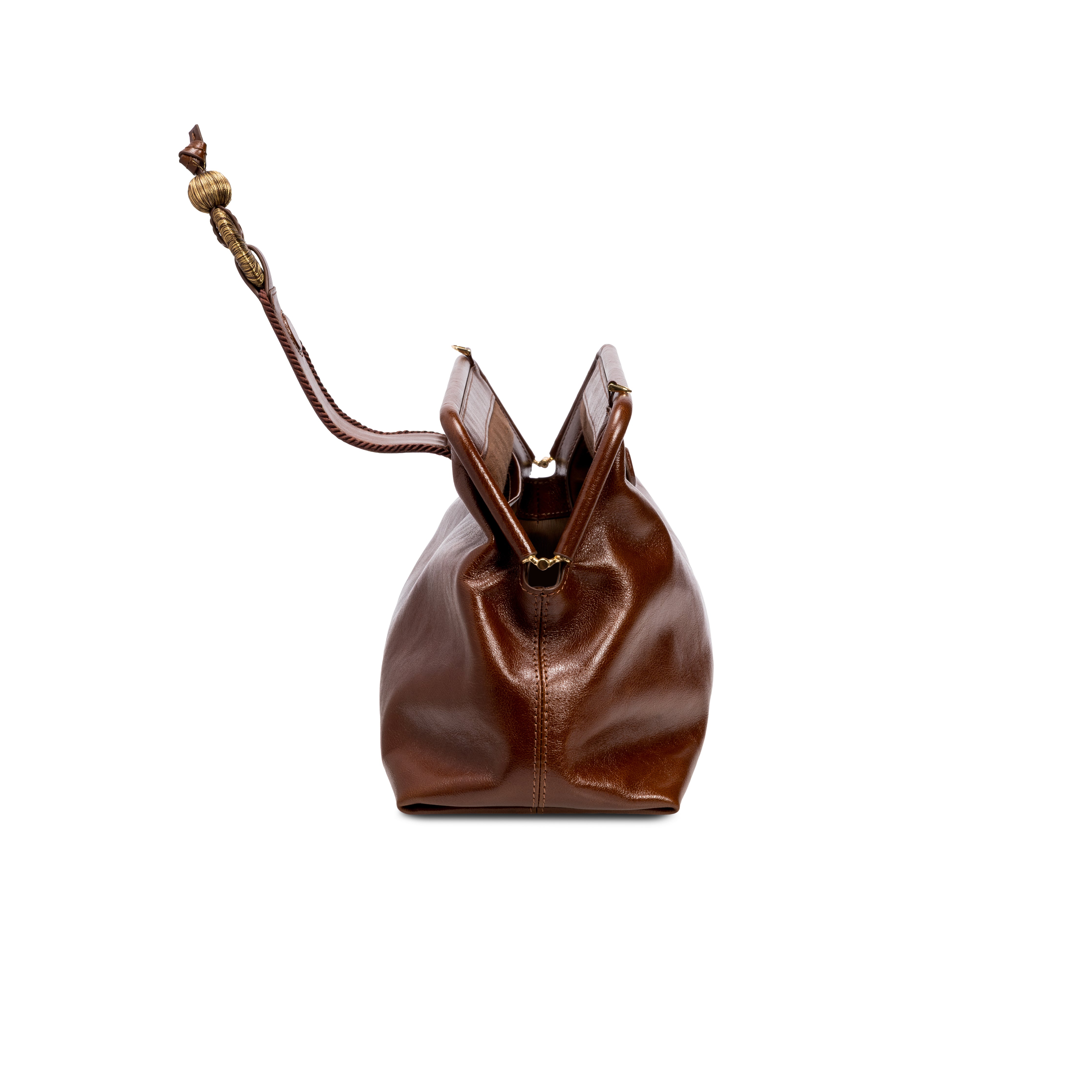 Boho Chic Kahverengi Medium Pouch Çanta
