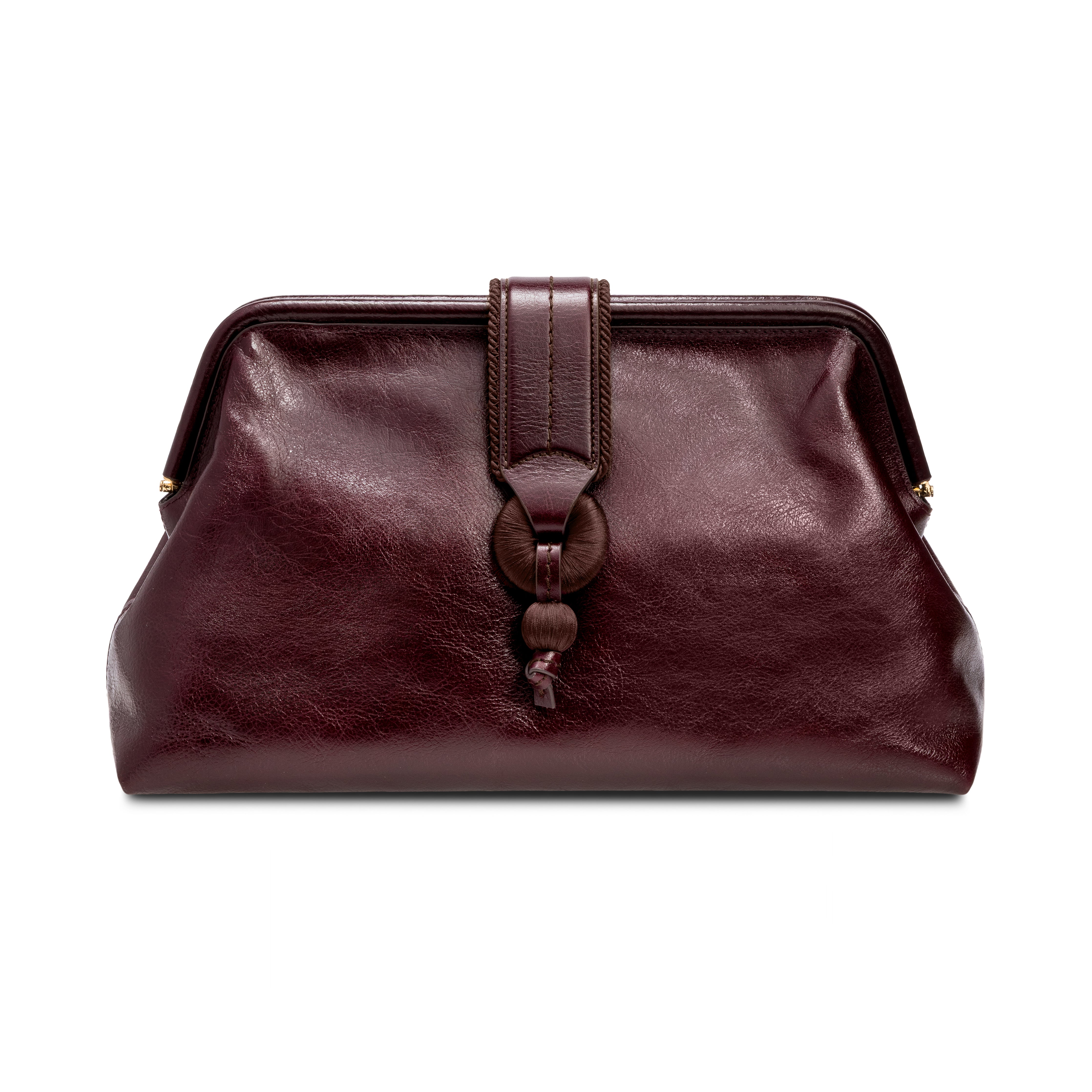 Boho Chic Bordo Medium Pouch Çanta