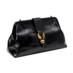 Boho Chic Siyah Medium Pouch Çanta