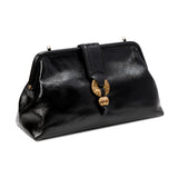 Boho Chic Siyah Medium Pouch Çanta