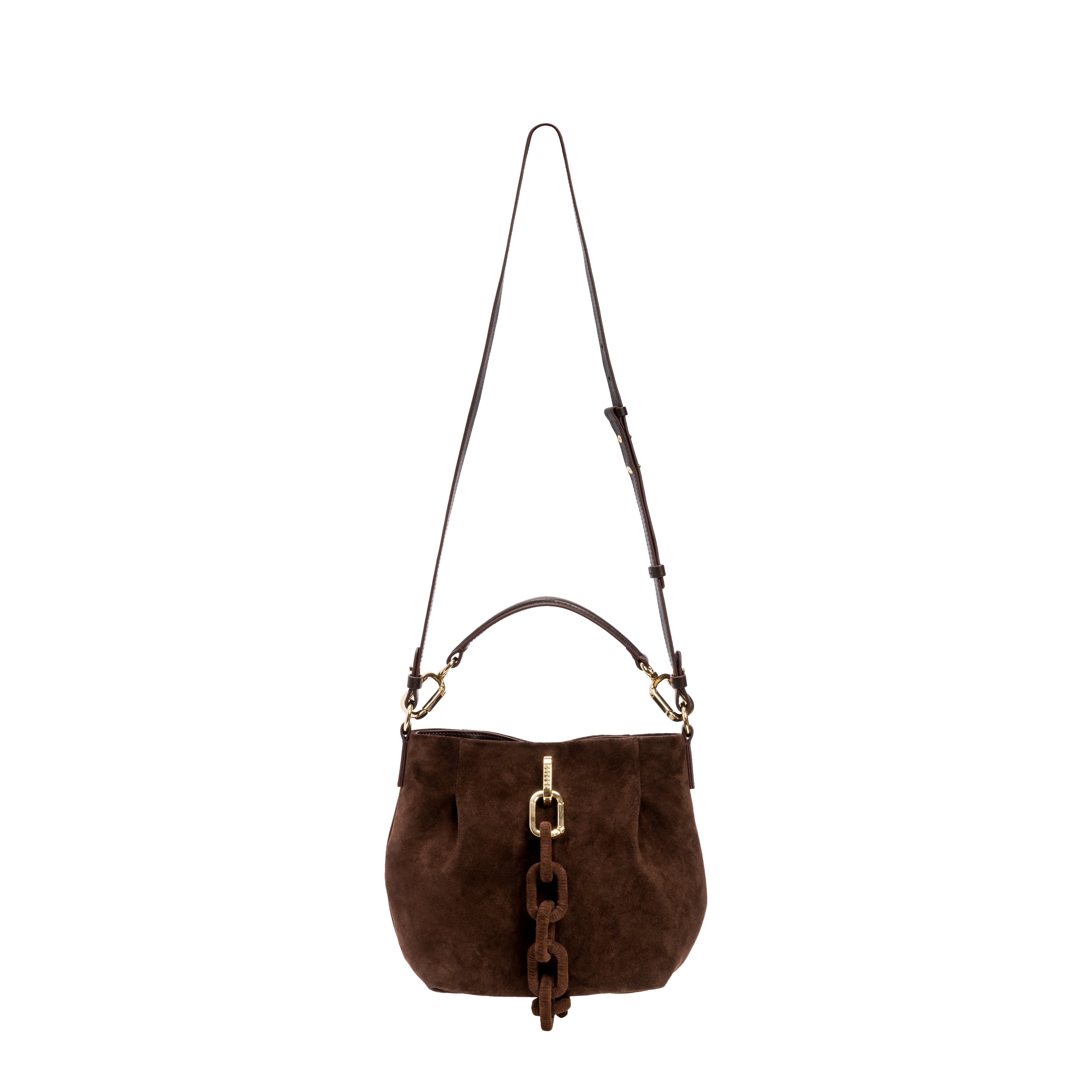 Catena Acı Kahve Süet Pouch El Çantası