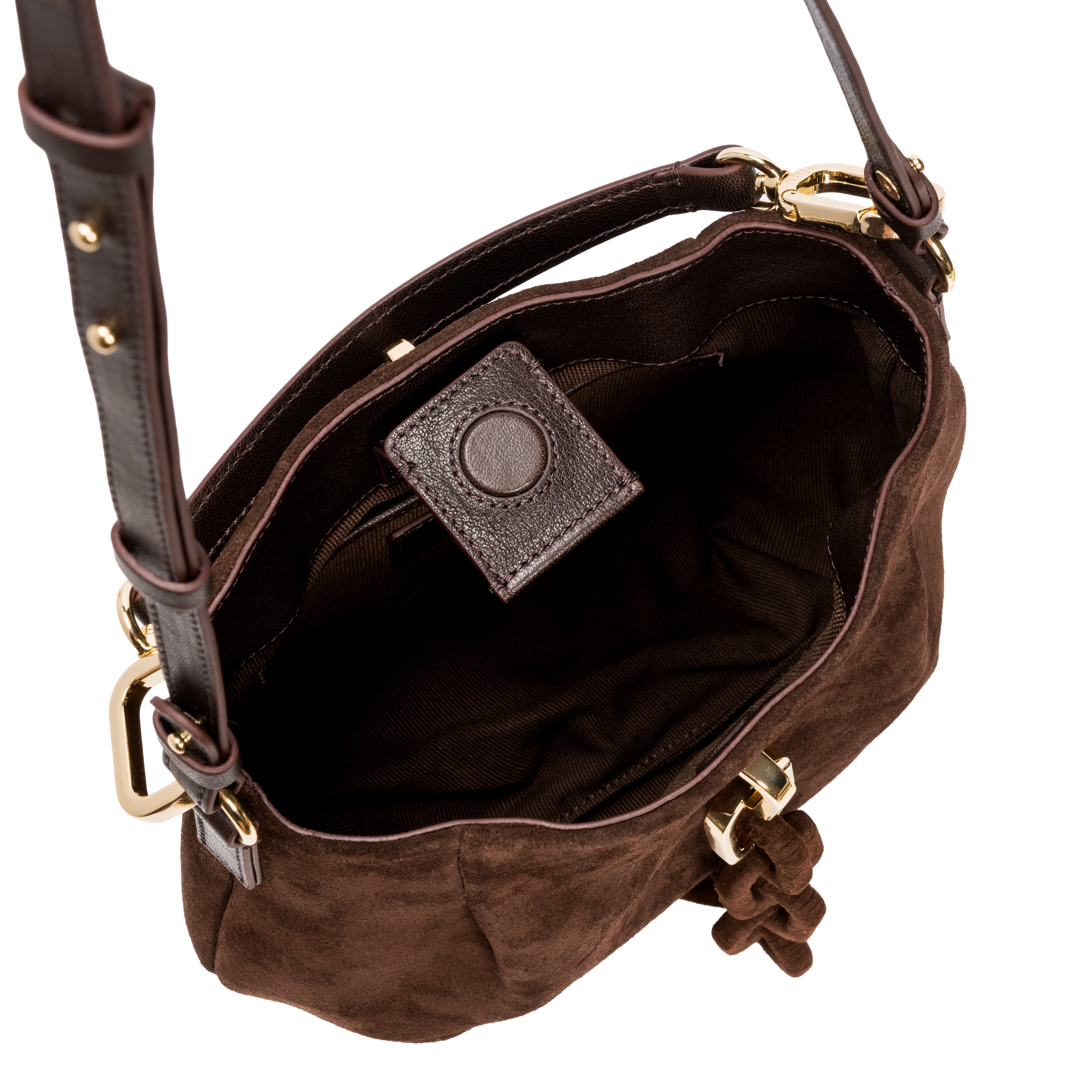 Catena Acı Kahve Süet Pouch El Çantası