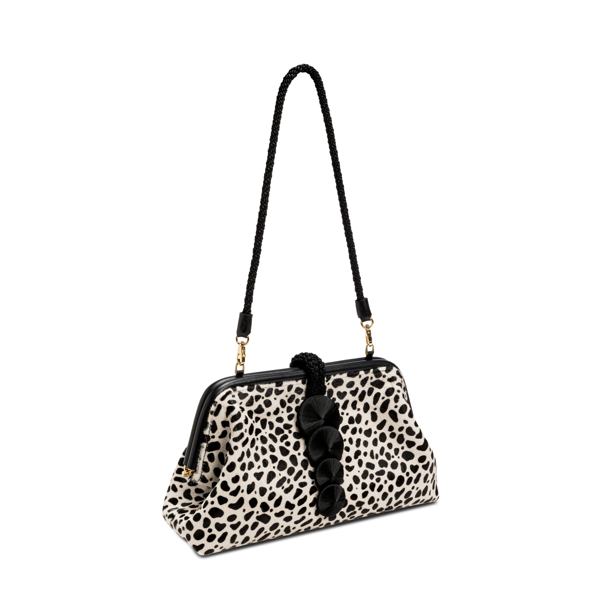 Alessa Dalmaçya Desenli Pouch Çanta