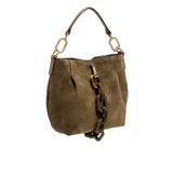 Catena Haki Süet Pouch El Çantası