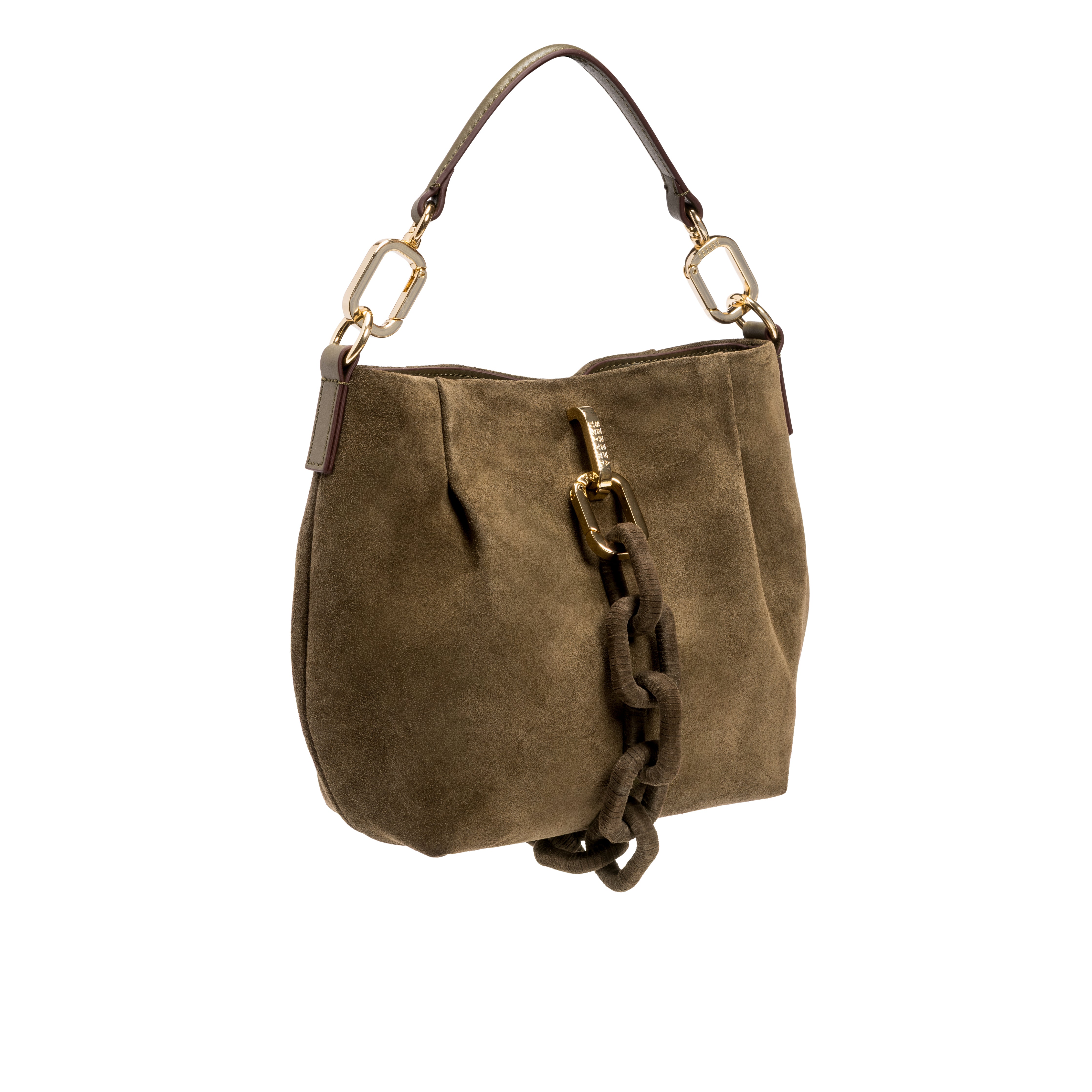 Catena Haki Süet Pouch El Çantası