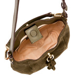 Catena Haki Süet Pouch El Çantası