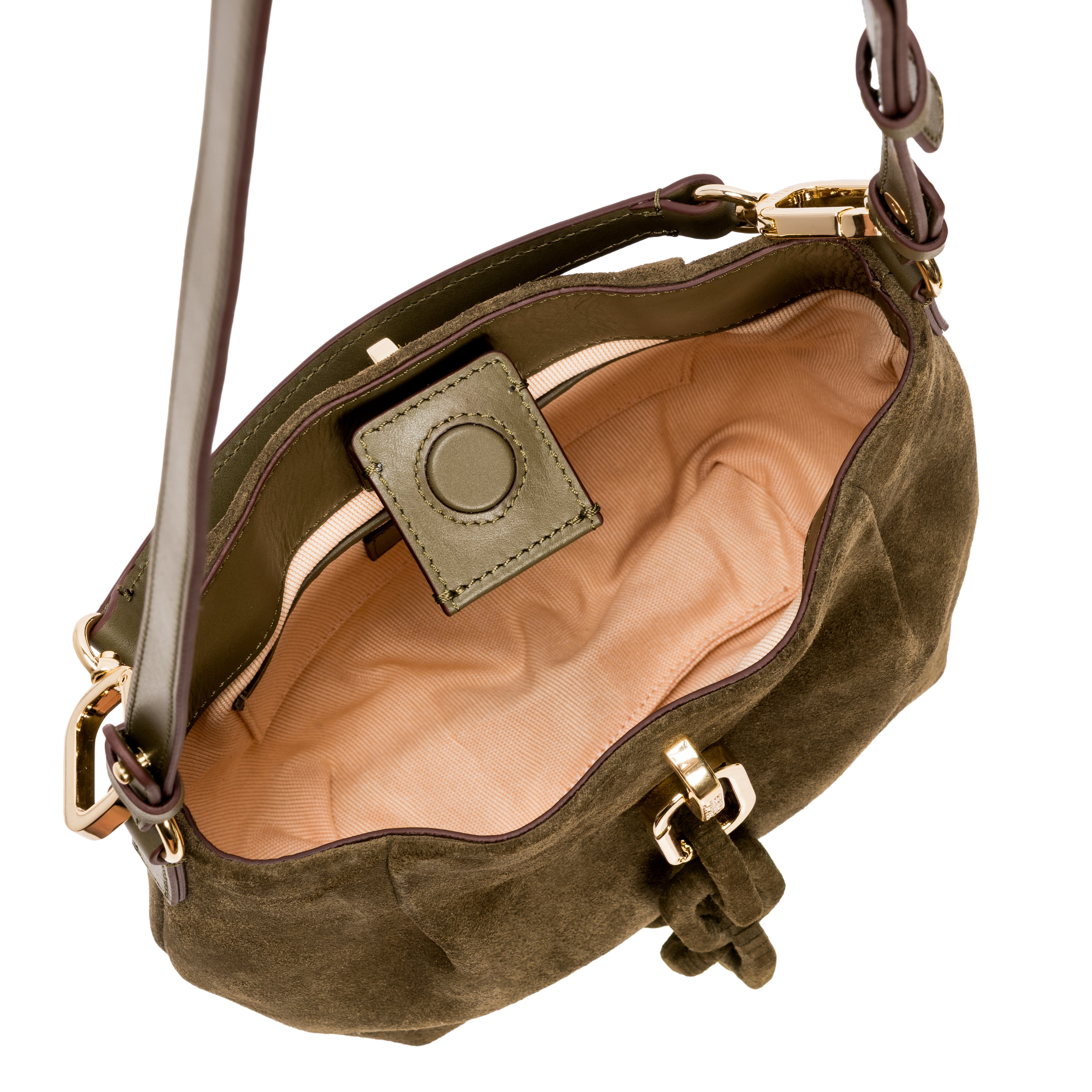 Catena Haki Süet Pouch El Çantası