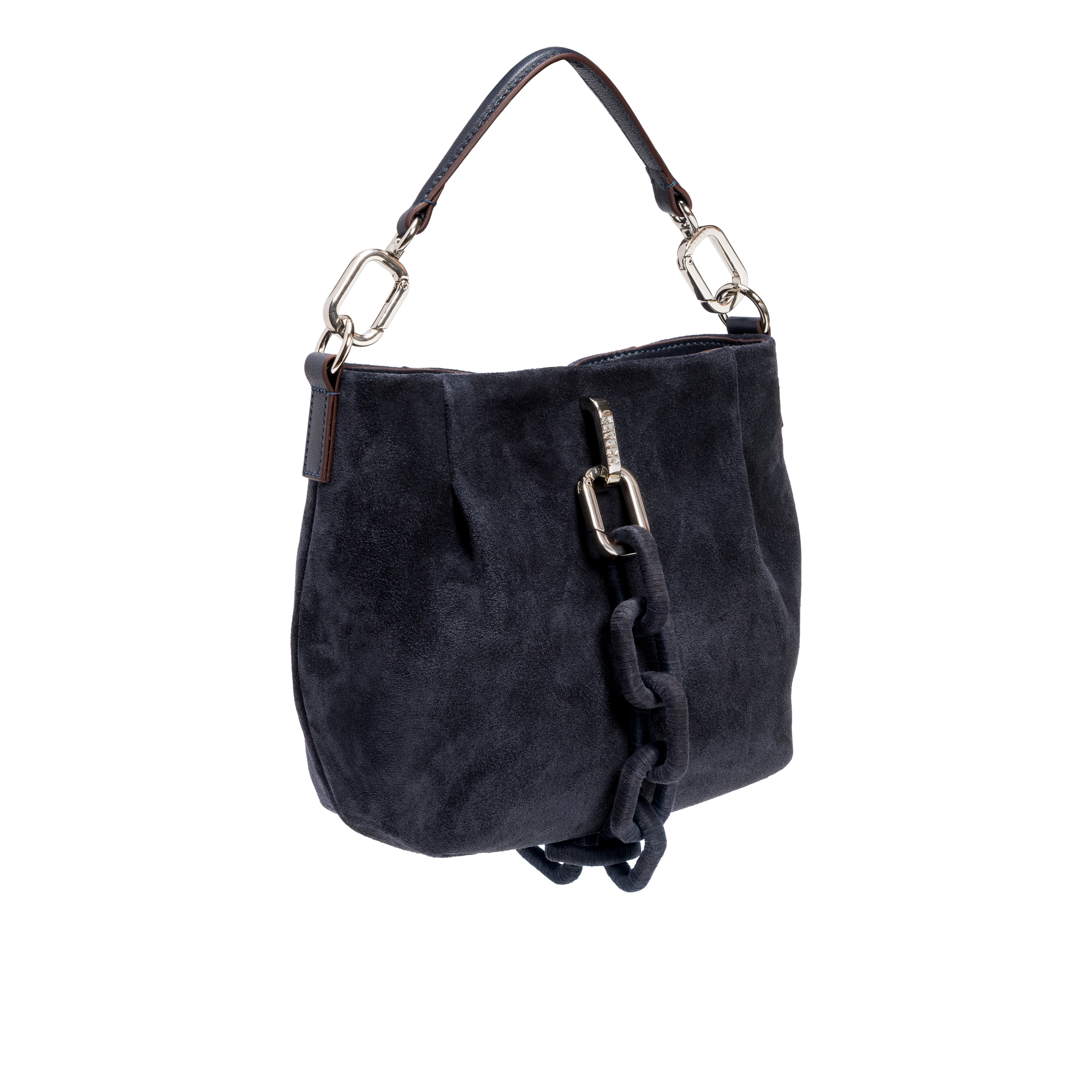 Catena Lacivert Süet Pouch El Çantası