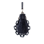 Catena Lacivert Süet Pouch El Çantası