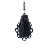 Catena Lacivert Süet Pouch El Çantası
