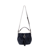 Catena Lacivert Süet Pouch El Çantası