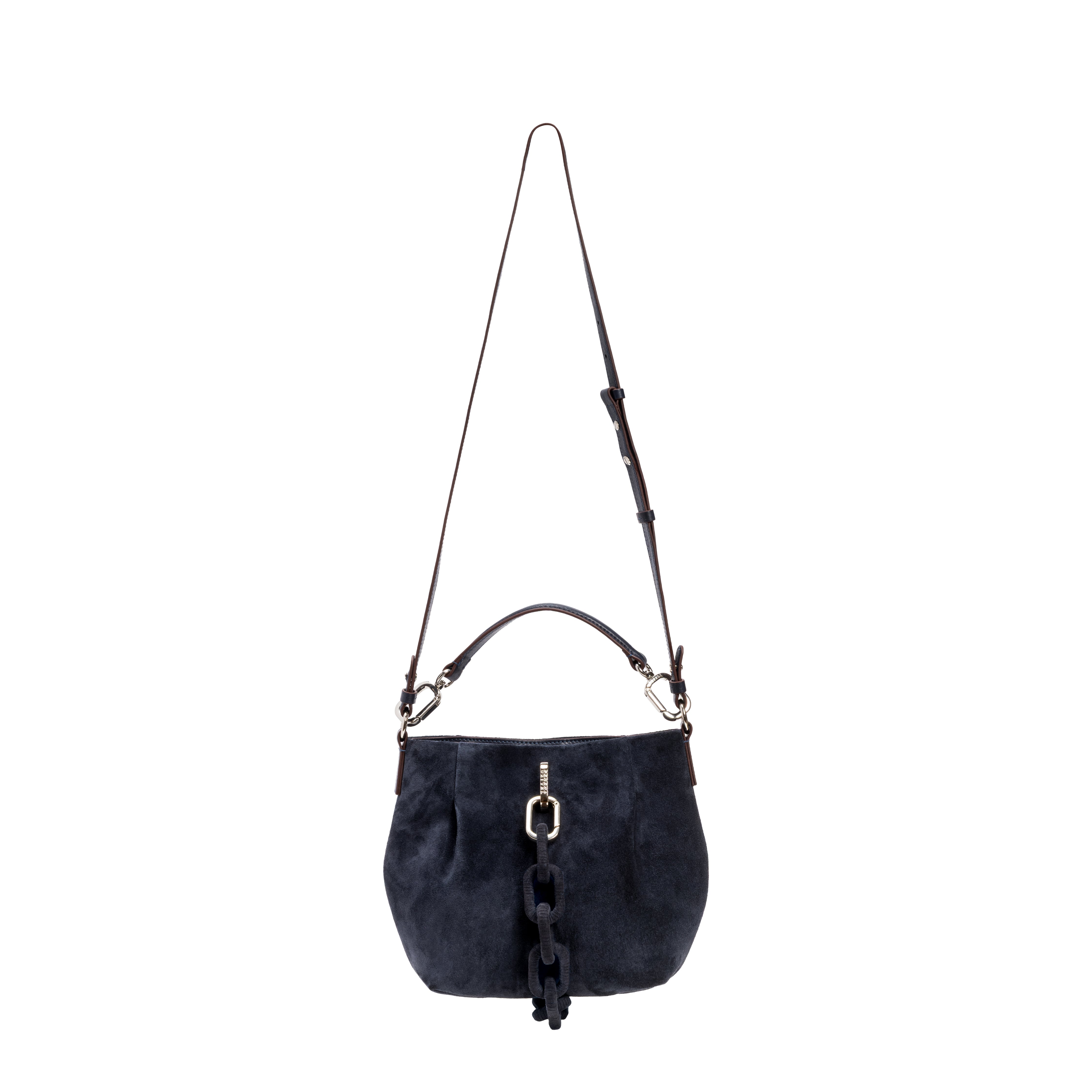 Catena Lacivert Süet Pouch El Çantası