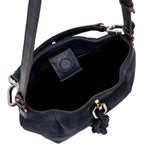 Catena Lacivert Süet Pouch El Çantası