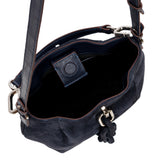 Catena Lacivert Süet Pouch El Çantası