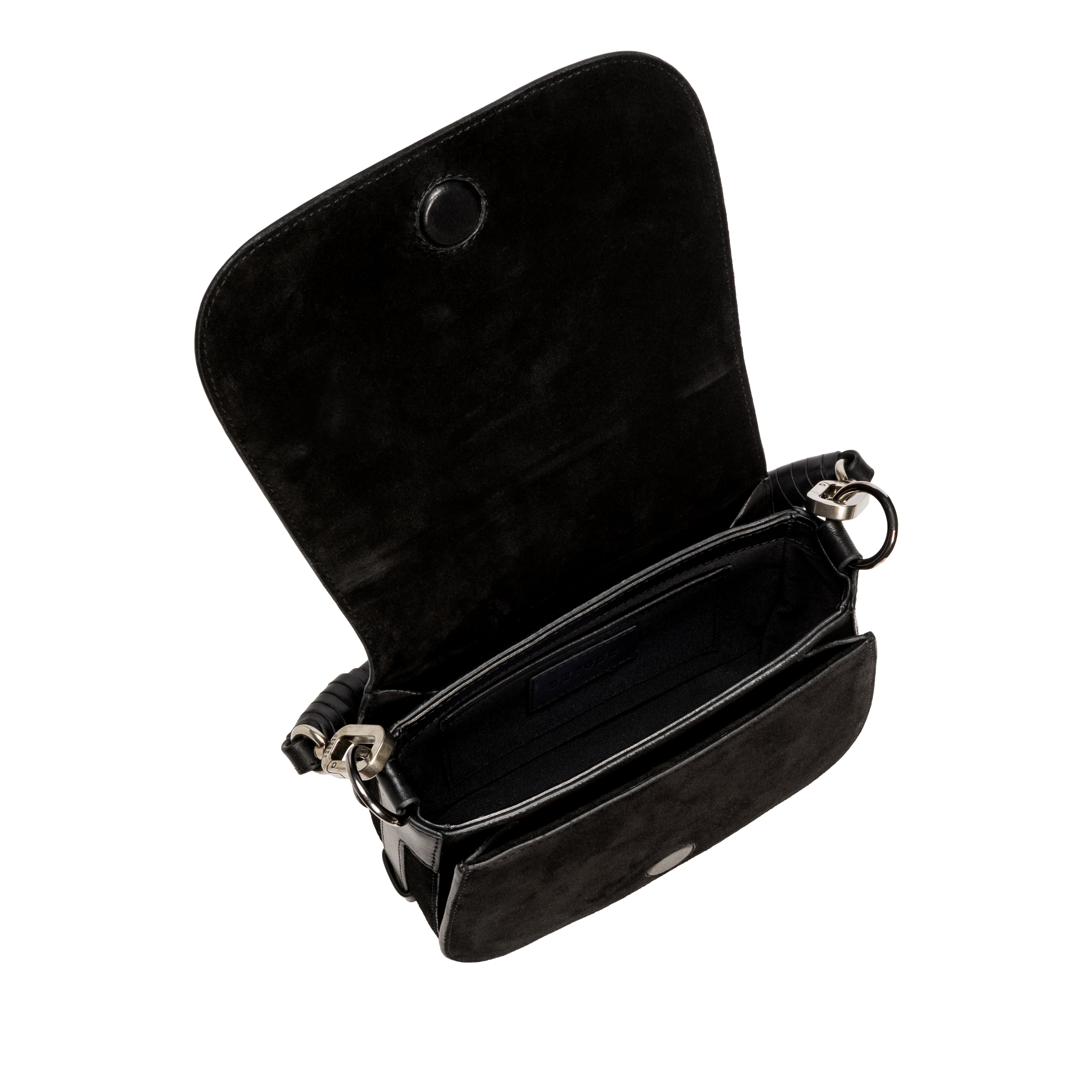 Evora Siyah Saddle Çanta